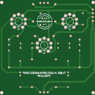 Tube Audio Stereo PreAMP PCB Grounded Grid (GG) image 13