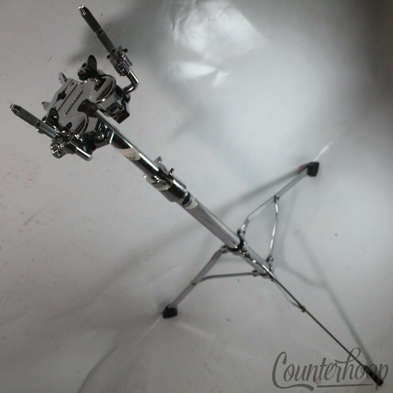 Ludwig Double Tom Drum Stand Black/White Rocker Sticker Tripod LM442TSR+Auxiliar — main photograph