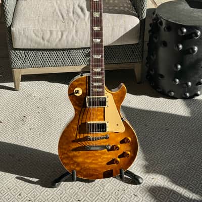1982 Gibson Standard 82 Les Paul – Quilt Top Honey Burst – Kalamazoo, Tim Shaws, OHSC image 2