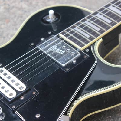 1972 Greco Japan EG-420B  Les Paul Custom (Ebony) image 4