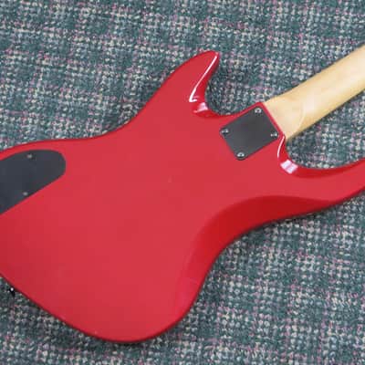 2000 DeArmond by Guild Pilot 4 String Bass Red! w/gigbag image 4