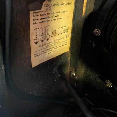 1965 Fender Vibrolux Reverb amp, 2x10's, recently serviced image 5