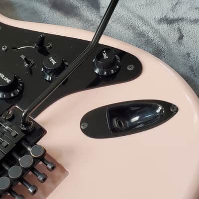 1987 Kramer F-3000 Focus Series Made in Japan Vintage Rare Electric Guitar - Pink Finish + Hard Case image 3