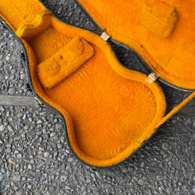 1960s Gibson SG Case - Black Tolex Marigold Lining Standard Junior Special image 2