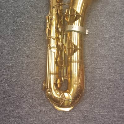C.G. Conn Baritone Saxophone Sax Elkhart, Indiana Vintage 1932 with Hardshell Case image 5