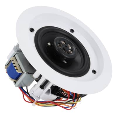 10) Rockville CC4T White 4" Commercial 70v Ceiling Speakers For Restaurant/Cafe image 5