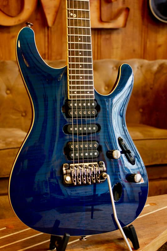 Ibanez SV5470F Trans Blue Flame | Reverb Ibanez SV5470F Trans Blue Flame | Reverb