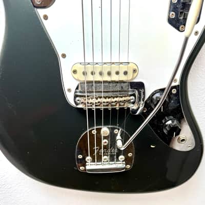 Fender Jaguar 1966 - Charcoal Frost Metallic w/ Matching Headstock image 7