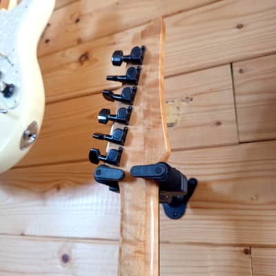 Handcrafted Boutique Electric Guitar – Birdseye Maple Top – Made in Italy (1980s–1990s) image 12