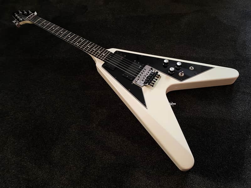 Made by ESP Killer KG Wishbone V Snow White - MINT condition