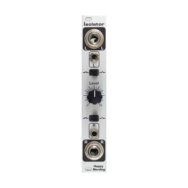 Happy Nerding Isolator Eurorack Audio I/O Module (SIlver) image 1