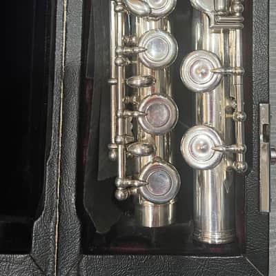 L.L. Lebret Art Nouveau Flute 1900 -Sterling Silver image 20