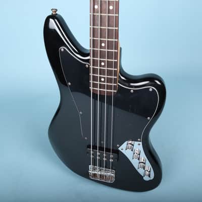 Squier Vintage Modified Jaguar Electric Active Bass Guitar Special Black image 3