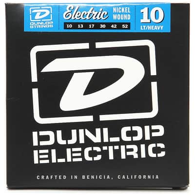 Dunlop DEN1052 Nickel-Plated Steel Electric Guitar Strings - Light Top Heavy Bottom (10-52)