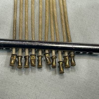 Ludwig Super Sensitive 10 Strand Gut Snares (TDG-U-296) 30's?? - chrome image 10