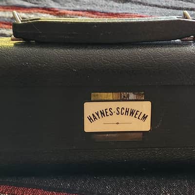 Haynes-Schwelm 304 C Flute Sliver Plated 1920-21 Boston, Mass, USA image 7