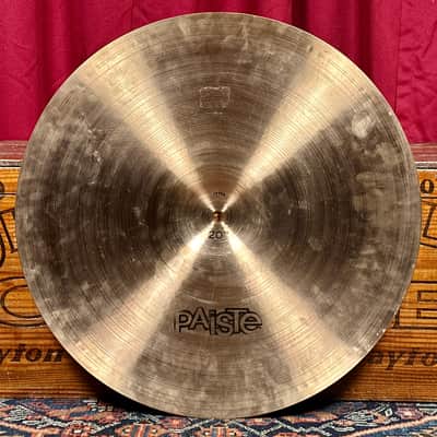 20" Paiste 1977 Black Label 2002 Medium Crash Ride Cymbal 1996g *Video Demo* image 3