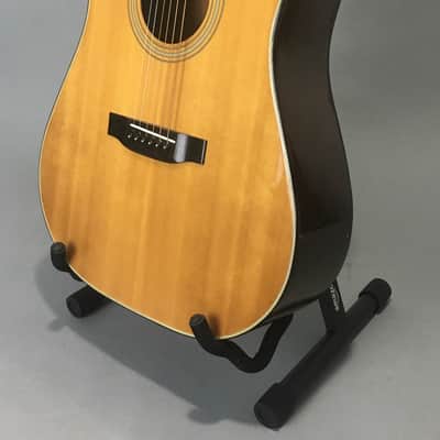 Vintage Lefty Sigma by Martin Est. 1970 DM 1980s Left D18 Styled Dreadnought Guitar Stand image 7