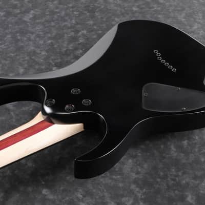Ibanez RGIXL7-BKF Iron Label RG Electric Guitar 7-String - Black Flat image 2