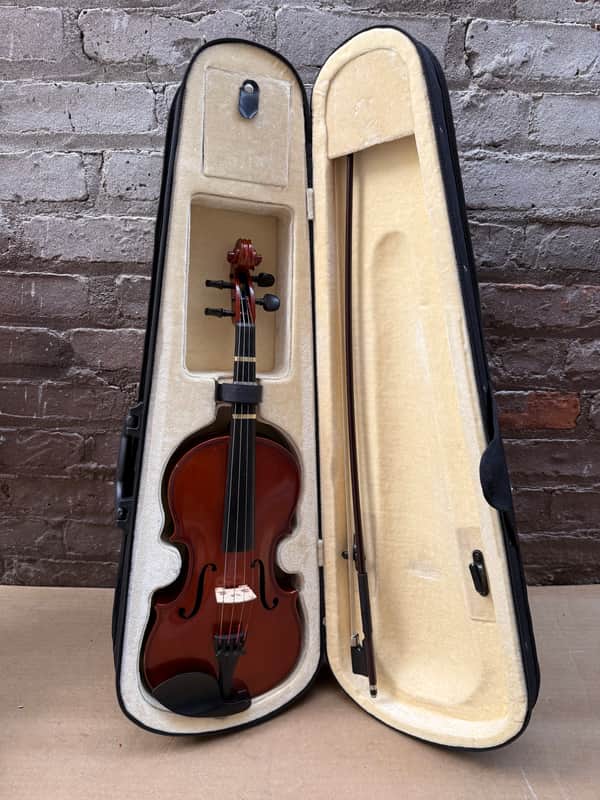 Artisan Strings Marcato Model 100 3/4 Violin Outfit w/ Bow & Case – Used, Good Condition image 1