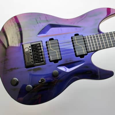 Aristides NAMM Exclusive 060 Evertune 2024 - Worn Purple/Red Chameleon Gloss image 1