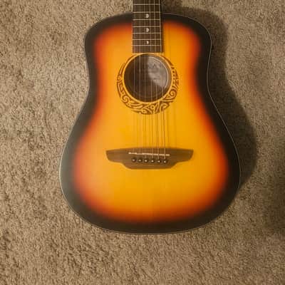 Luna Safari Series Tribal Left-Handed 2020s - Sunburst and gig bag image 4