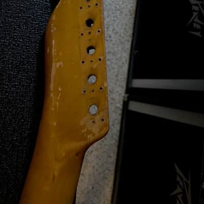 Fender Clive Brown Broadcaster Neck 1950 Blackguard Copy Fender Custom Shop Black Guard Heavy Relic Neck Vintage Masterbuilt Dale Wilson Nachocaster Quality 1951 1952 1953 1954 Danny Gatton Nacho Julian Lage Vibe Nitro Finish image 19