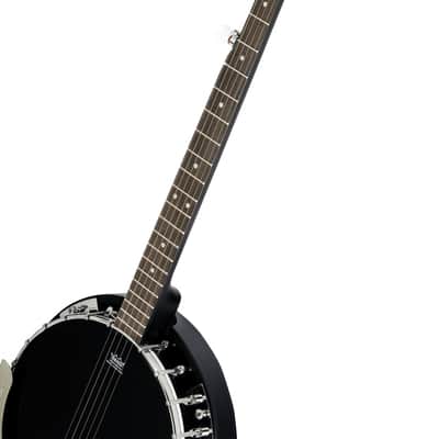Ortega OBJ250-SBK Raven Series Mahogany Neck 5-String Resonator Banjo w/Gig Bag image 8