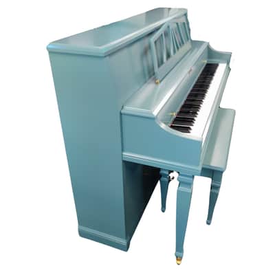 Used Baldwin Console Piano 1987 Model 2044-S With Bench Painted Rocky River image 2