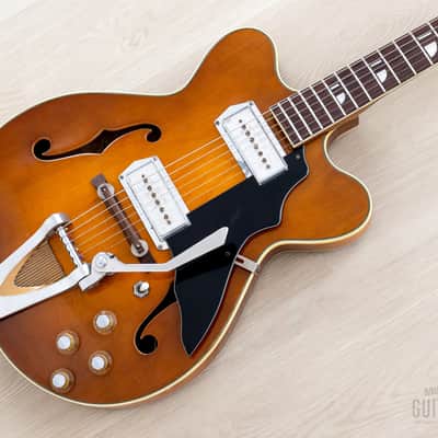 1960s Kay Jazz II Old Kraftsman-Branded Vintage Hollowbody Electric Guitar w/ Kleenex Box, Case image 1