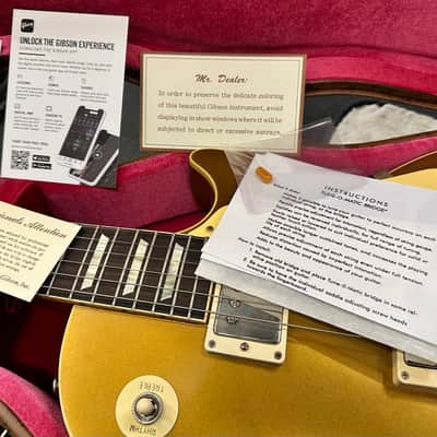 Gibson 1957 Les Paul Custom Shop VOS Gold Top New Unplayed Auth Dlr 8lbs 6oz #623 image 21