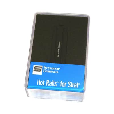 Seymour Duncan Hot Rails Bridge Strat Humbucker Electric Guitar Pickup | Black image 4