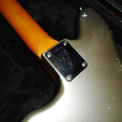 Scarecrow Guitars 1966 Jazzmaster Tribute 2024 - Shoreline Gold over Sonic blue Relic image 6