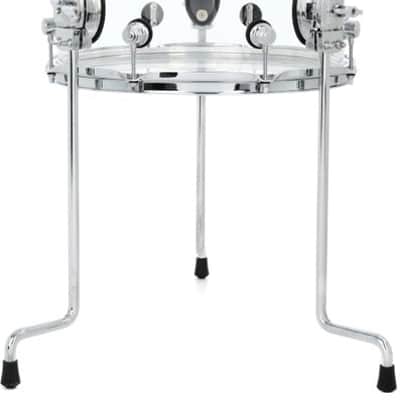 DW Design Series Acrylic Floor Tom - 12 x 14 inch - Clear Acrylic image 2