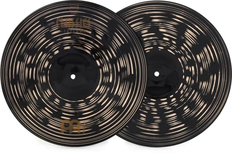Meinl Cymbals 15"Classics Custom Dark Hi-hat Cymbals image 1