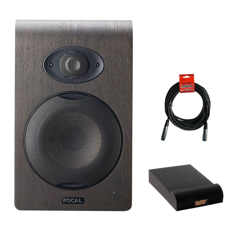 Focal Shape 50 5.0" Active 2-Way Studio Monitor (Single) with Small Isolation Pads & XLR-XLR Cable Bundle image 1