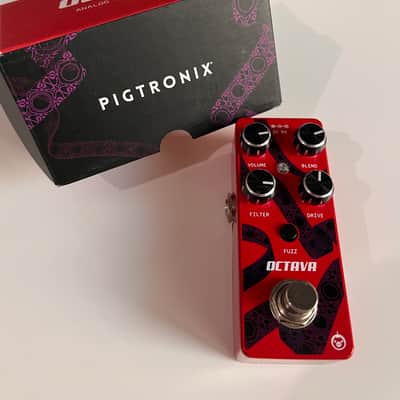 Pigtronix Octava Micro Octave Fuzz 2010s - Red image 2