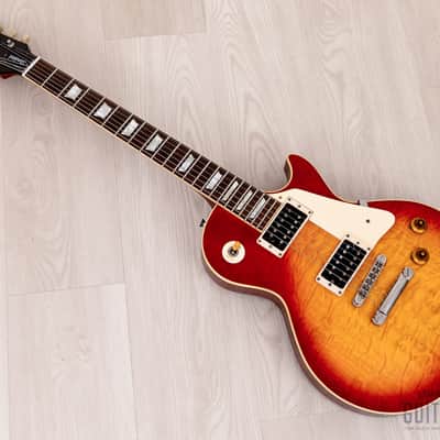 1992 Orville by Gibson Les Paul Standard LPS-QM Quilted Maple Top w/ Gibson USA 490 Pickups, Japan image 13