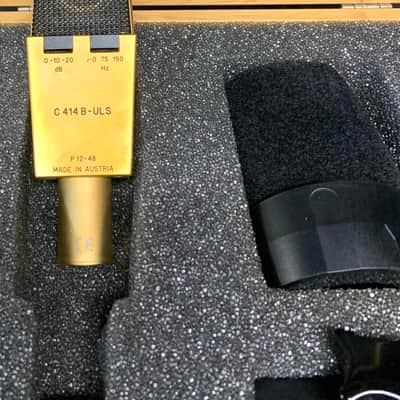 AKG C 414 B-ULS Condenser Mic 1997 GOLD #34 Limited Edition Of 100 image 4