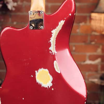 1964 Fender Jaguar - Candy Apple Red with Matching Headstock! image 15