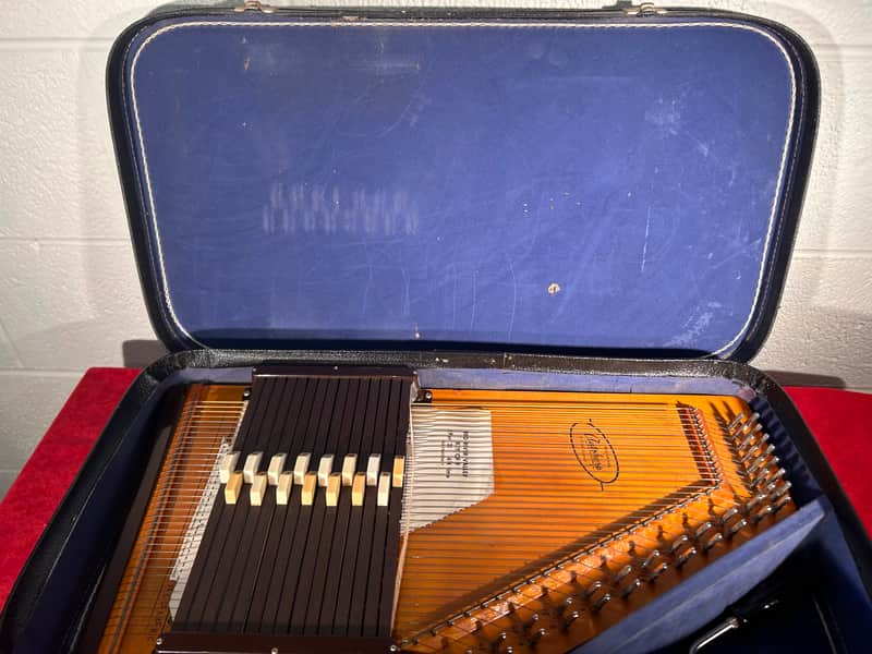 Silvertone Auto-Harp with: Case, Tuning Wrench and Instructional Books image 1