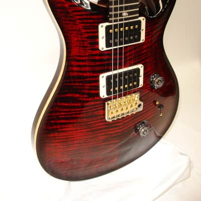 PRS Paul Reed Smith Custom 24 "Floyd" 10-Top Guitar, Rosewood Fretboard, Fire Red Burst image 4