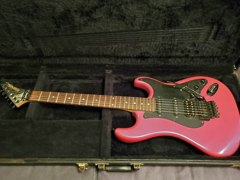 Kramer Pacer Deluxe HSH Late 80s Wine Red.... Pink To Me image 1