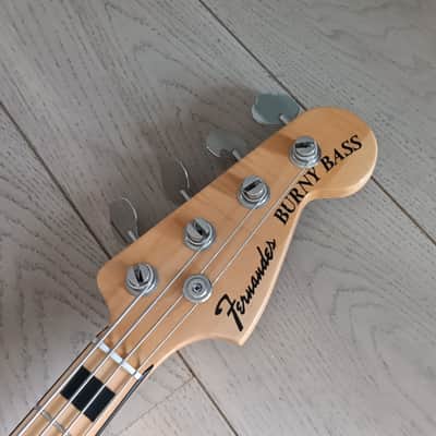 Fernandes Burny Jazz Bass early 70s - Sunburst diMarzio 70s | Reverb