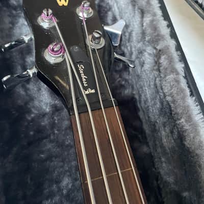 Warwick Rockbass Star Bass Flamed Maple 4 2010s - Vintage Sunburst Transparent image 10