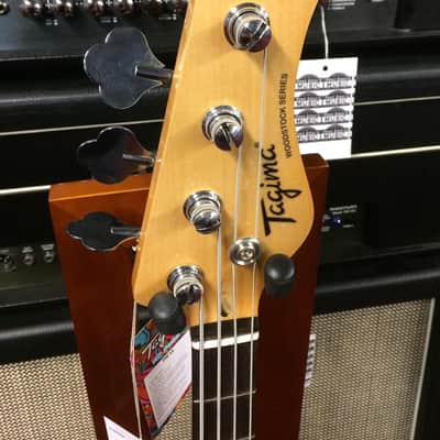 Tagima TW-73 Sunburst J-Style 4-String Bass [ProfRev] image 7