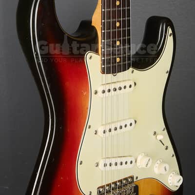Fender Stratocaster Spaghetti Logo Original Vintage 1964 - Sunburst (COD 2070VG) image 8