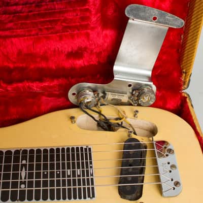 Fender Champion Lap Steel Electric Guitar (1952), ser. #3502, original tweed hard shell case. image 14
