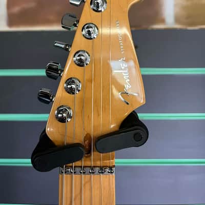 Fender American Deluxe Fat Stratocaster HSS Crimson Red Transparent 2001 image 7