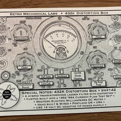 Retro Mechanical Labs 432k Custom distortion box image 8